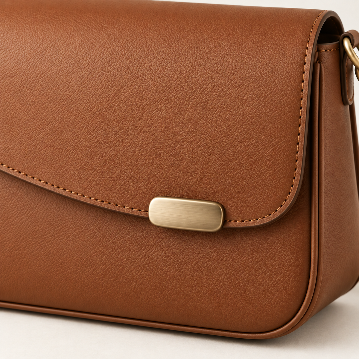 Curved Flap Crossbody for Everyday Outings