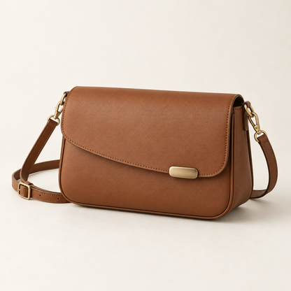 Curved Flap Crossbody for Everyday Outings