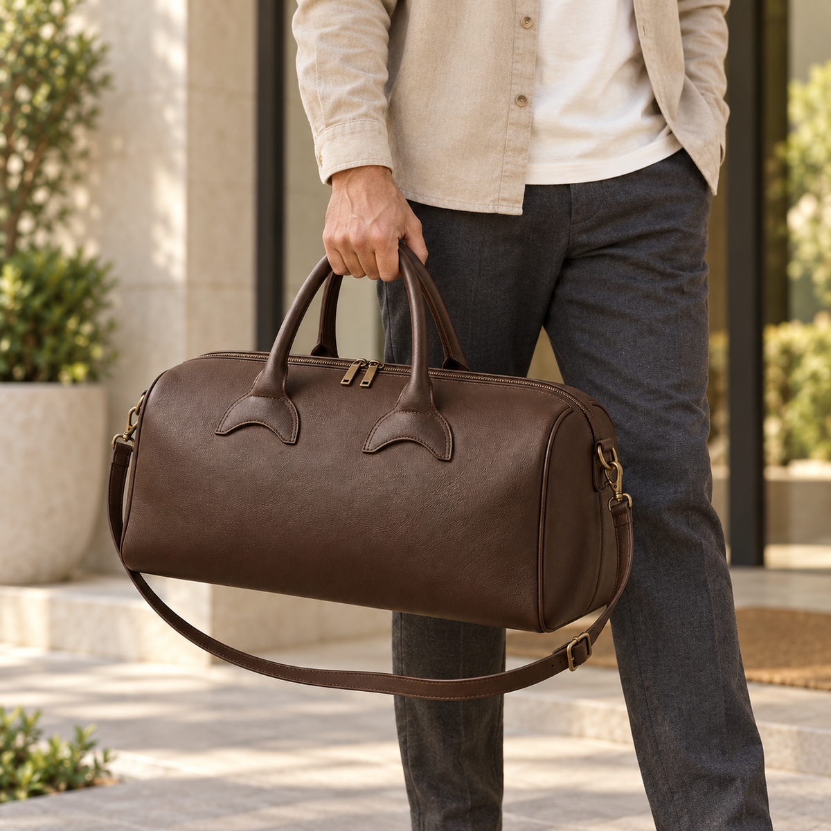 Bridge Handle Weekender for Short Trips