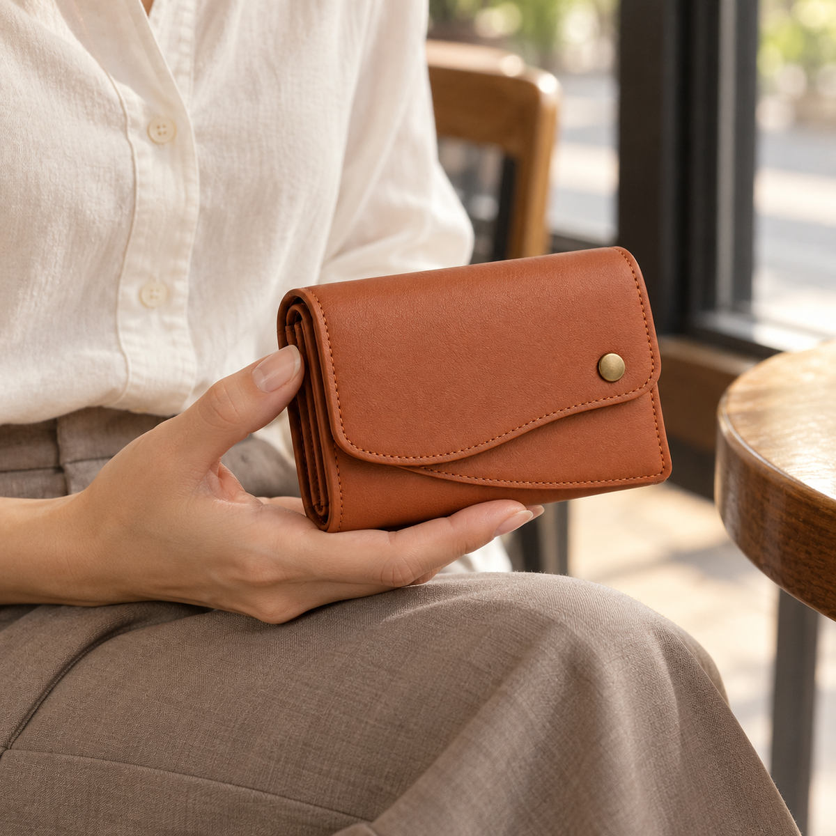Layered Fold Wallet for Everyday Essentials