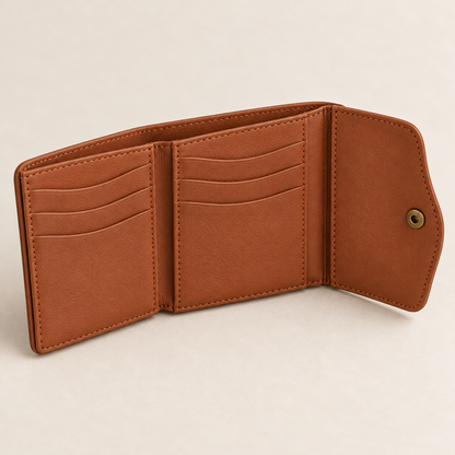 Layered Fold Wallet for Everyday Essentials